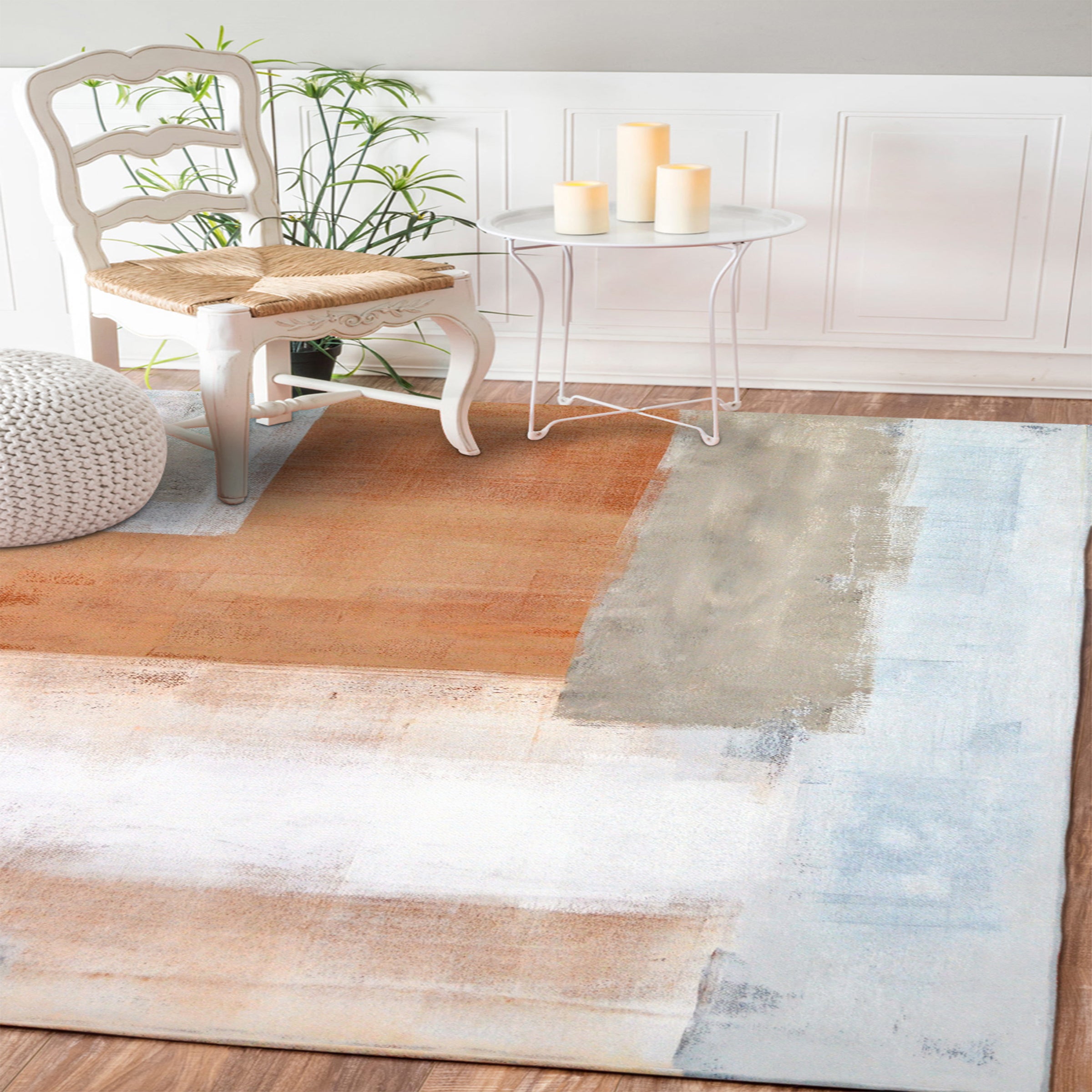 3D Colored Rectangle WG157 Non Slip Rug Mat Mat AJ Creativity Home 