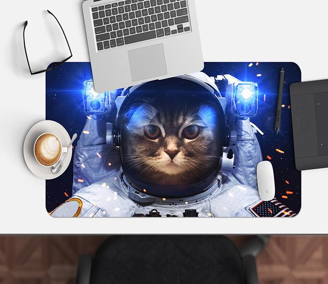 3D Space Cat 192 Desk Mat Mat AJ Creativity Home 
