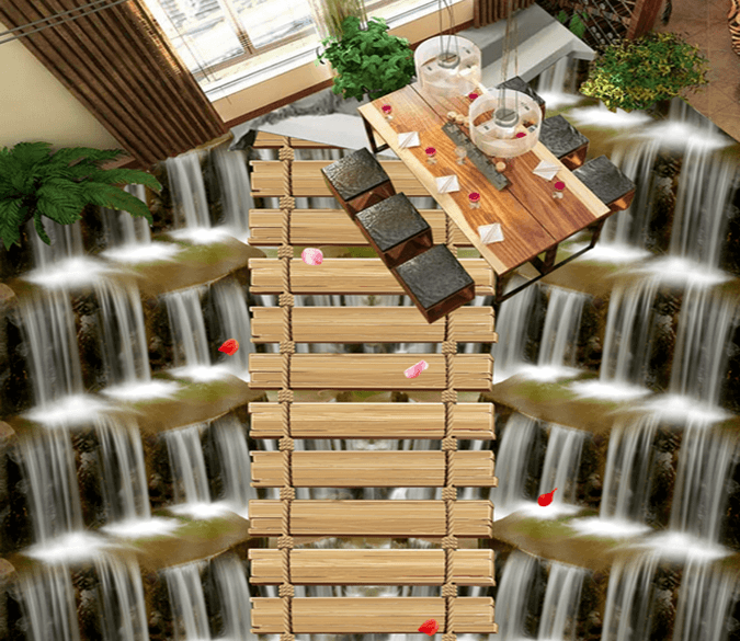 3D Boardwalk 174 Floor Mural Wallpaper AJ Wallpaper 2 