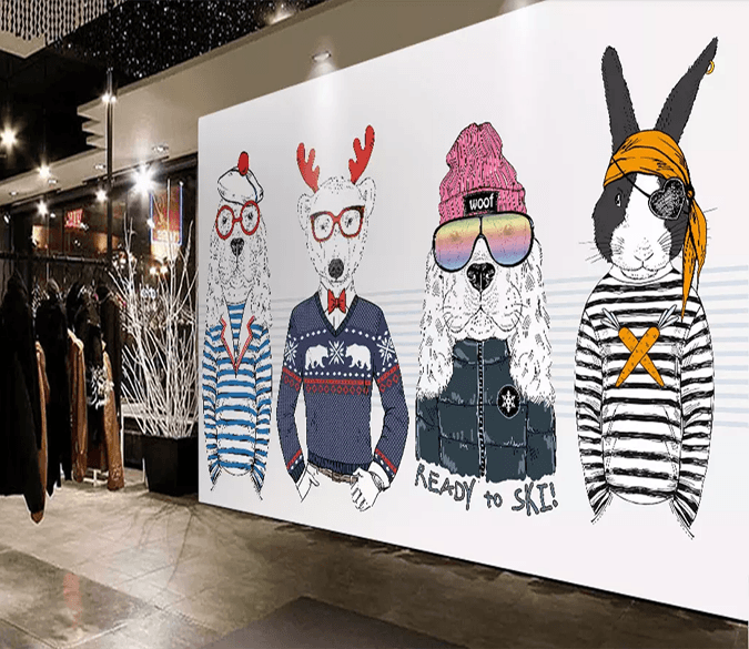 3D Graffiti Cool Animal 94 Wallpaper AJ Wallpaper 2 