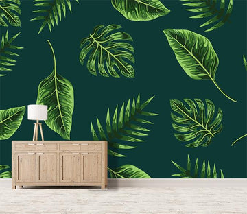 3D Tropical Greenery 020 Wallpaper AJ Wallpaper 