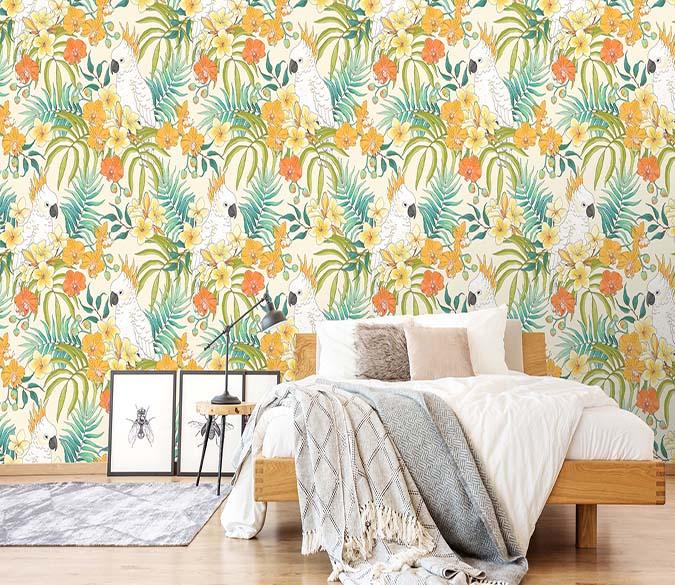 3D Pretty Parrot 098 Wallpaper AJ Wallpaper 