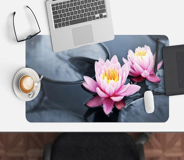 3D Beautiful Lotus 181 Desk Mat Mat AJ Creativity Home 
