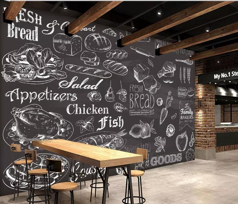 3D Burger 1331 Food Wall Murals Wallpaper AJ Wallpaper 2 