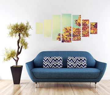 3D Maple Leaf 144 Unframed Print Wallpaper Wallpaper AJ Wallpaper 