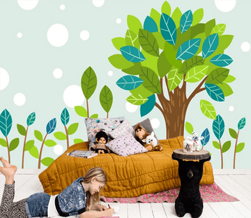 3D Leaf Tree 912 Wallpaper AJ Wallpaper 2 