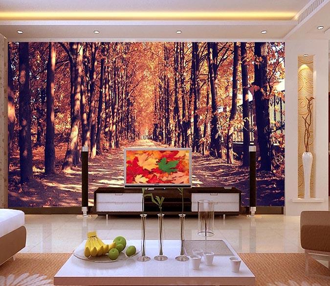 3D Maple Leaf Road 151 Wallpaper AJ Wallpaper 