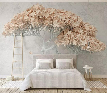 3D Tree Pink Flower 352 Wallpaper AJ Wallpaper 