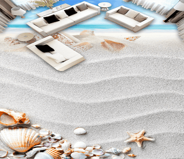 3D White Sand 002 Floor Mural Wallpaper AJ Wallpaper 2 