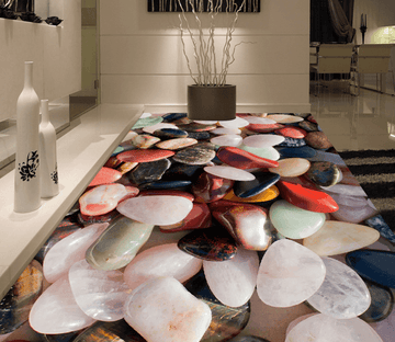 3D Cobblestone 012 Floor Mural Wallpaper AJ Wallpaper 2 