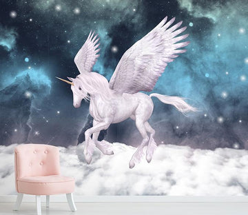 3D Star Unicorn Wings 132 Wallpaper AJ Wallpaper 