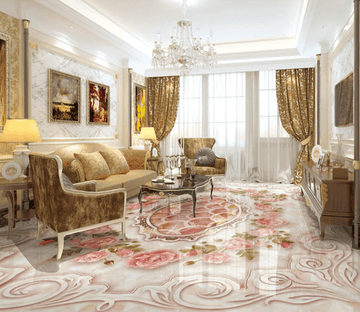 3D Tender Leaves 314 Floor Mural Wallpaper AJ Wallpaper 2 