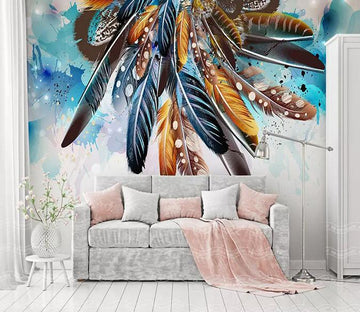 3D Long Feather 120 Wallpaper AJ Wallpaper 