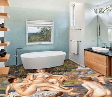 3D People 072 Floor Mural Wallpaper AJ Wallpaper 2 