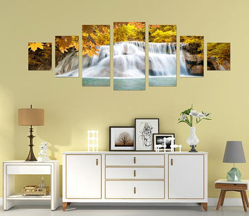 3D Maple Falls 083 Unframed Print Wallpaper Wallpaper AJ Wallpaper 