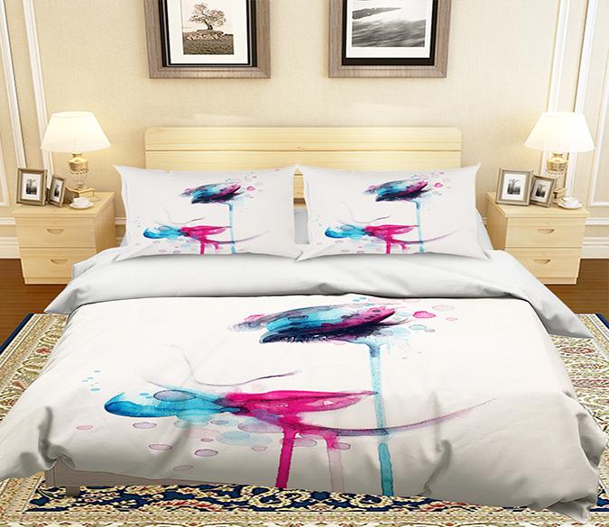 3D Tears Blue 027 Bed Pillowcases Quilt Wallpaper AJ Wallpaper 