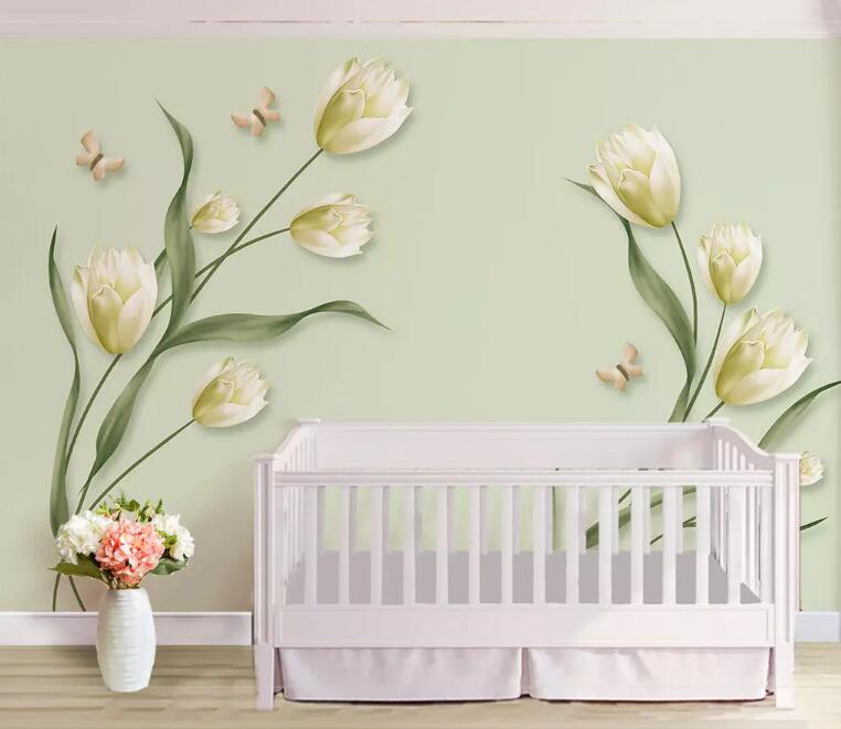 3D Cute Flowers 1114 Wall Murals Wallpaper AJ Wallpaper 2 