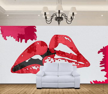 3D Red Lips Kiss 1571 Wallpaper AJ Wallpaper 2 