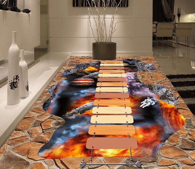 3D Bright Wood 080 Floor Mural Wallpaper AJ Wallpaper 2 