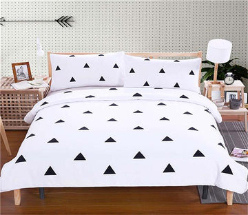 3D Simple Triangle 153 Bed Pillowcases Quilt Wallpaper AJ Wallpaper 