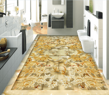 3D Fish Play 173 Floor Mural Wallpaper AJ Wallpaper 2 