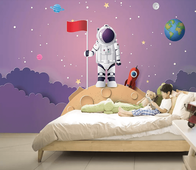 3D Planet Astronaut 366 Wallpaper AJ Wallpaper 2 