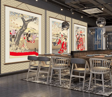 3D Japanese Woman Painting 399 Wallpaper AJ Wallpaper 2 