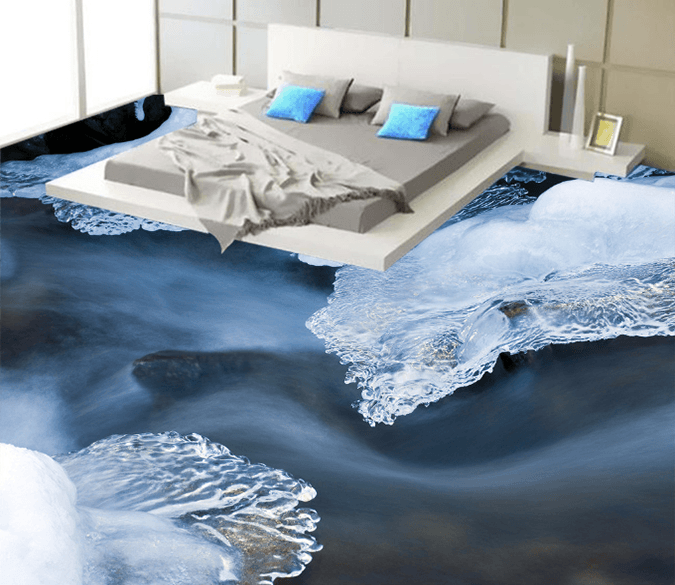 3D Snow And Ice 149 Floor Mural Wallpaper AJ Wallpaper 2 