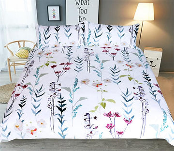 3D Flower Branch 150 Bed Pillowcases Quilt Wallpaper AJ Wallpaper 