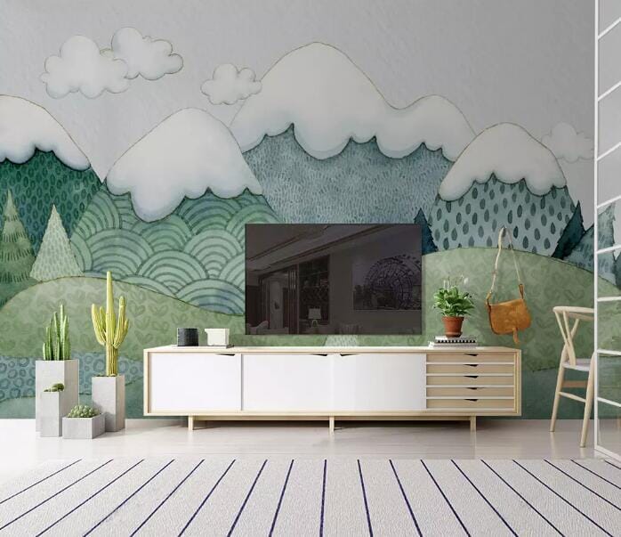 3D Green Forest 1620 Wall Murals Wallpaper AJ Wallpaper 2 