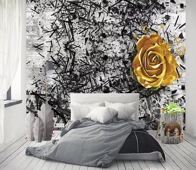3D Golden Flower 158