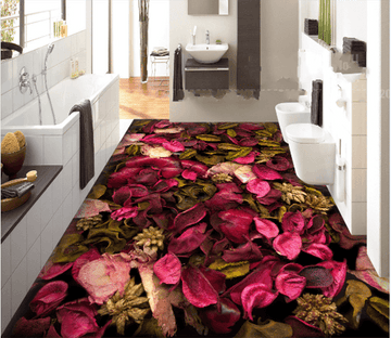 3D Flower Sea 178 Floor Mural Wallpaper AJ Wallpaper 2 