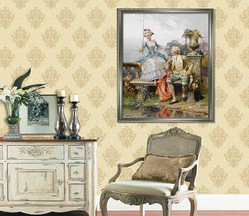 3D Talk About 148 Fake Framed Print Painting Wallpaper AJ Creativity Home 