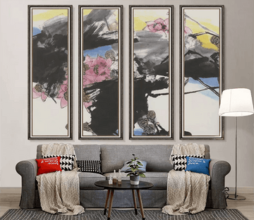 3D Ink Painting Lotus 1018 Wallpaper AJ Wallpaper 2 