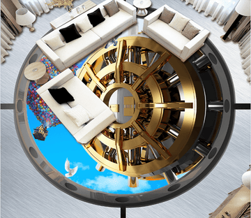 3D Balloon 112 Floor Mural Wallpaper AJ Wallpaper 2 