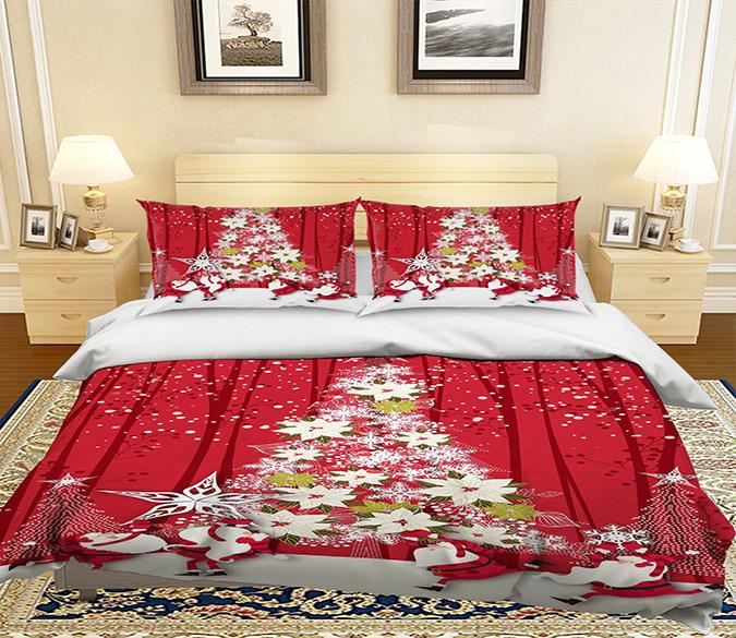 3D Christmas Decoration 190 Bed Pillowcases Quilt Wallpaper AJ Wallpaper 