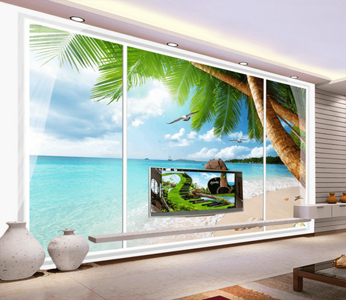 3D Coconut Stone 371 Wallpaper AJ Wallpaper 