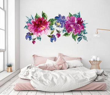 3D Abstract Ink Flower 201 Wall Stickers Wallpaper AJ Wallpaper 