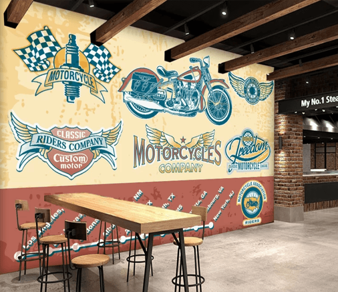 3D Motorcycle Signage 981 Wallpaper AJ Wallpaper 2 