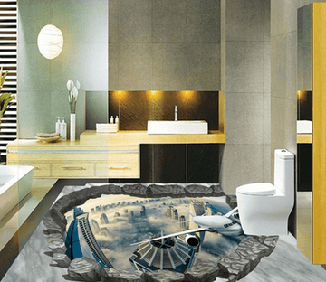 3D Aircraft 220 Floor Mural Wallpaper AJ Wallpaper 2 