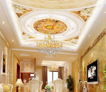 Yellow Circle 161 Wallpaper AJ Wallpaper 