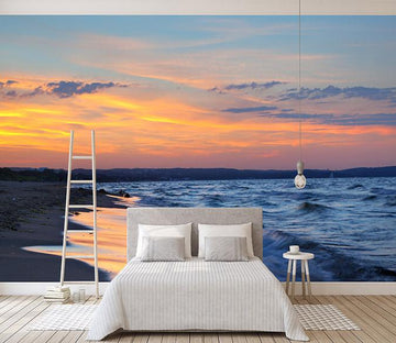 3D Sea Sunset 135 Wallpaper AJ Wallpaper 