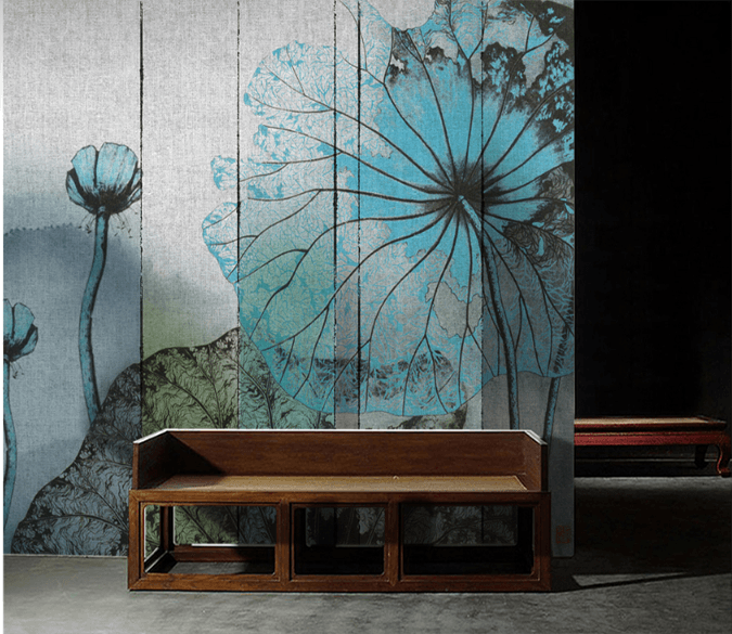 3D Big Lotus Leaf 559 Wallpaper AJ Wallpaper 