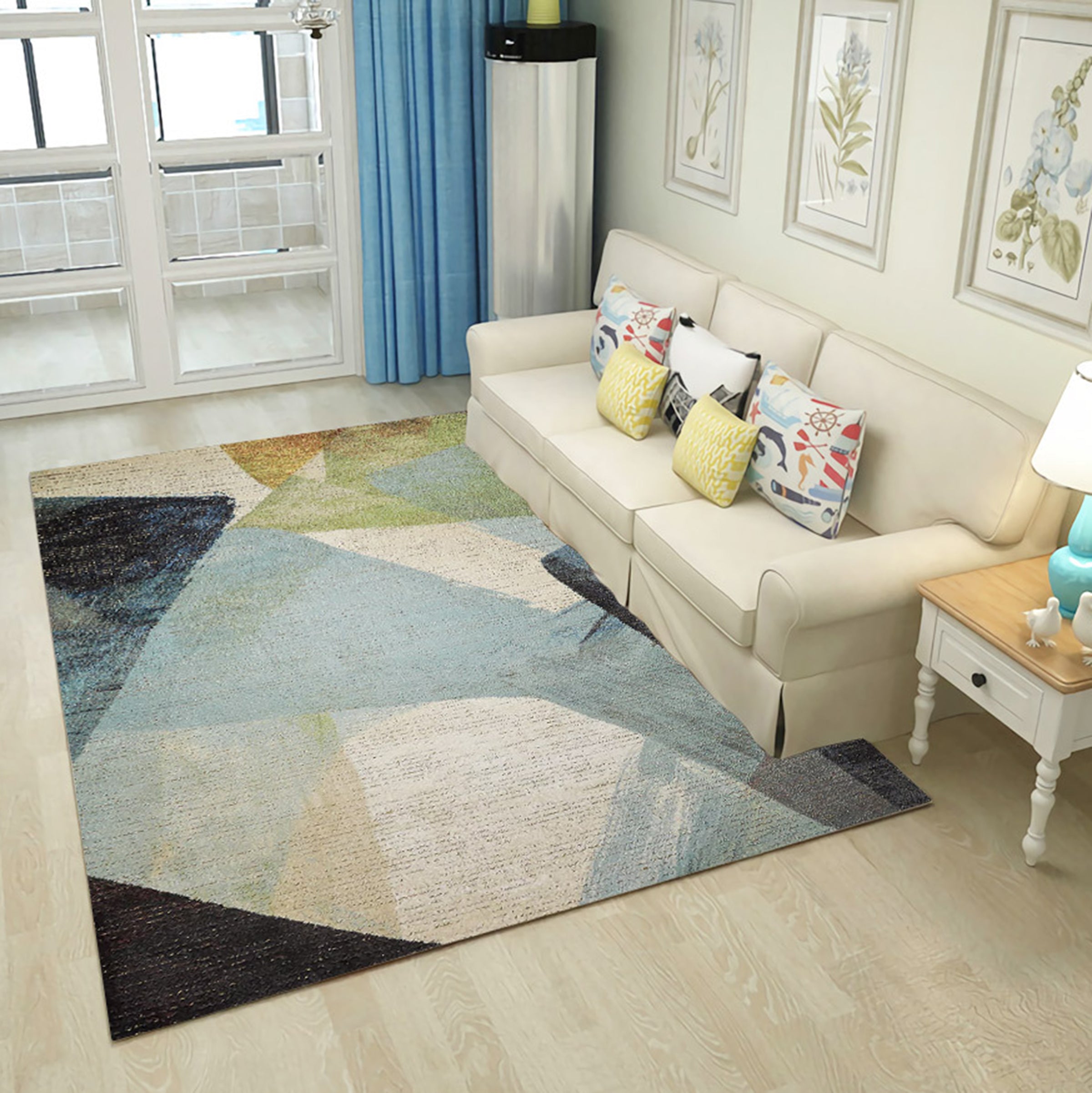 3D Color Inkjet WG187 Non Slip Rug Mat Mat AJ Creativity Home 