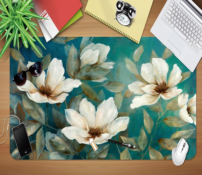 3D Flower Retro 178 Desk Mat Mat AJ Creativity Home 