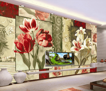 3D Beautiful Flower 319 Wallpaper AJ Wallpaper 