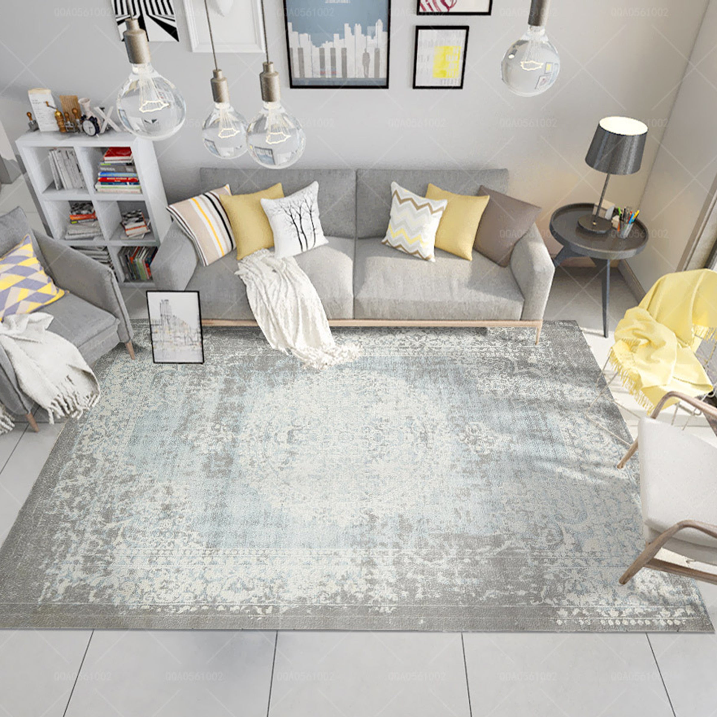 3D Color Inkjet WG200 Non Slip Rug Mat Mat AJ Creativity Home 