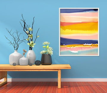 3D Bright Colors 080 Fake Framed Print Painting Wallpaper AJ Creativity Home 