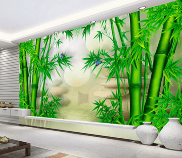 3D Bamboo Forest 212 Wallpaper AJ Wallpaper 