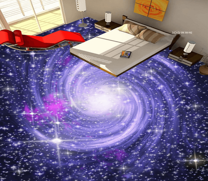 3D Starry Vortex 024 Floor Mural Wallpaper AJ Wallpaper 2 